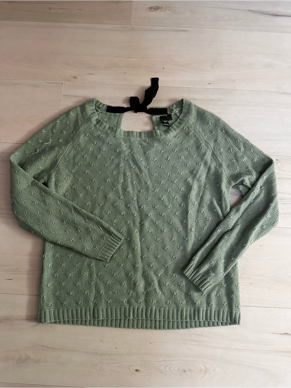 Windsor Sage Green Crewneck Sweater Size M/L 0024